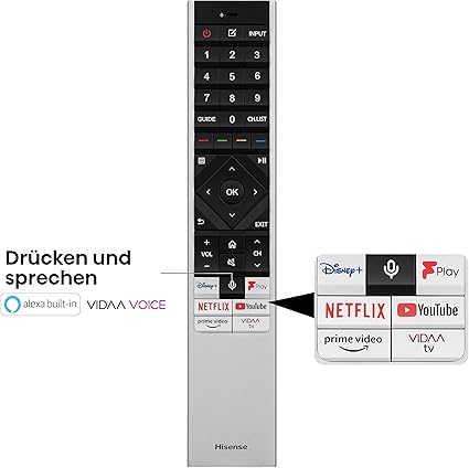 Hisense 65U7KQ 164 cm (65 Inch) TV 4K Mini LED ULED HDR Smart TV Hisense 65U7KQ 164 cm (65 Inch) TV 4K Mini LED ULED HDR Smart TV